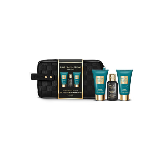 Baylis & Harding Black Pepper & Ginseng Essentials Travel Bag Gift Set