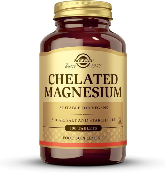 Solgar Chelated Magnesium 100 Tablets