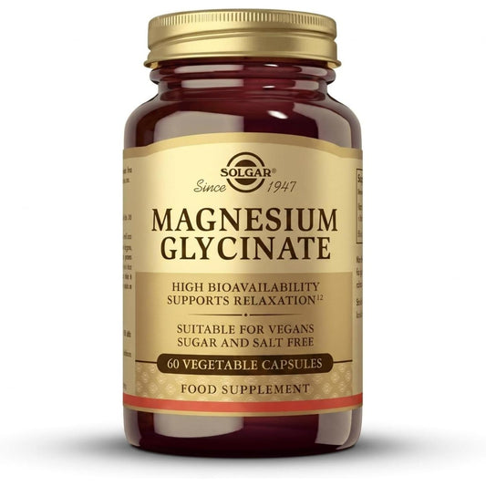 Solgar Magnesium Glycinate 60 Capsules