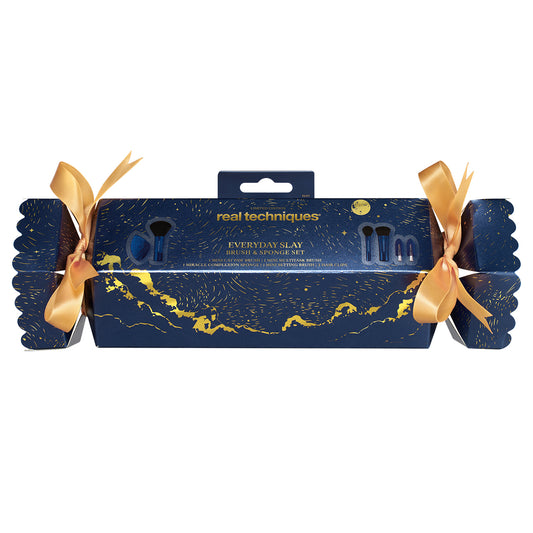 Real Techniques Everyday Slay Brush & Sponge Cracker Gift Set