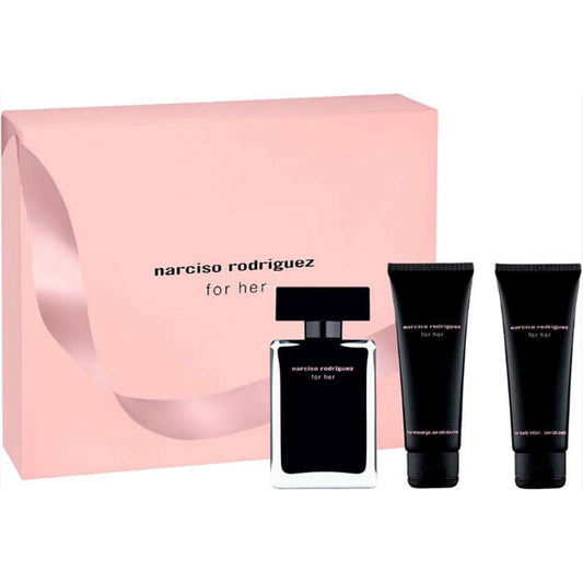 Narcisso Rodriguez Gift Set 50ml EDT Spray & 75ml Body Lotion & Shower Gel