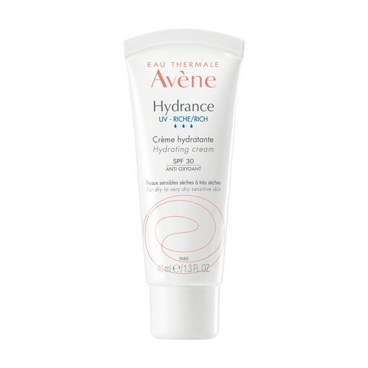 Avène Hydrance Rich-UV Hydrating Cream SPF30 Moisturiser for Dehydrated Skin 40 ml