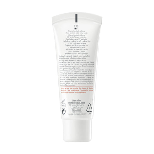 Avène Hydrance Rich-UV Hydrating Cream SPF30 Moisturiser for Dehydrated Skin 40 ml