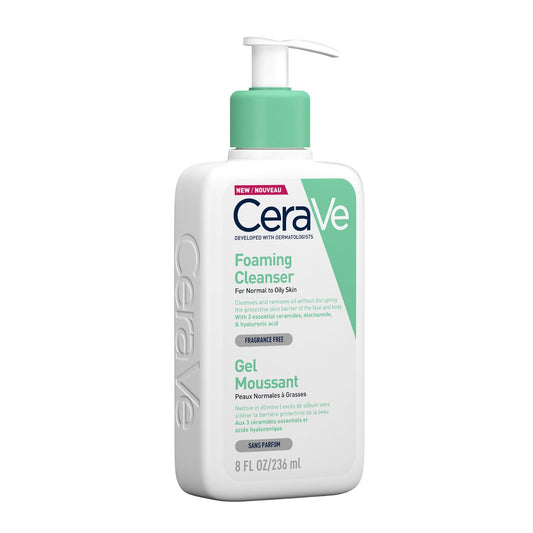 CeraVe Facial Foaming Cleanser, For Normal to Oily Skin