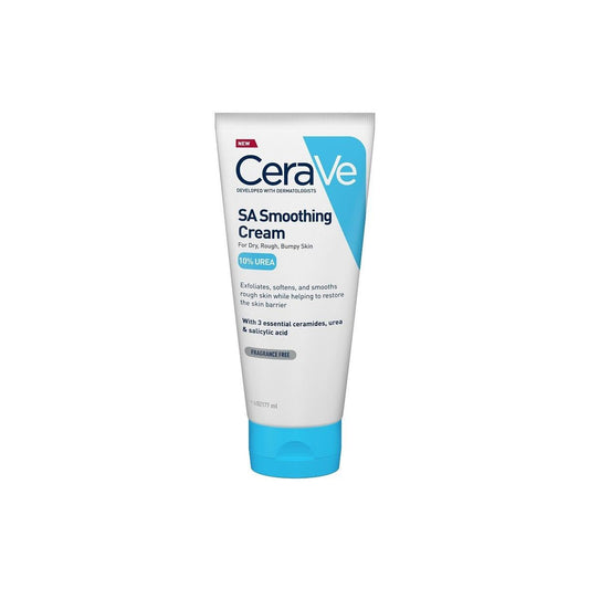 CeraVe SA Smoothing Cream Tube with Salicylic Acid for Dry, Rough & Bumpy Skin 177ml