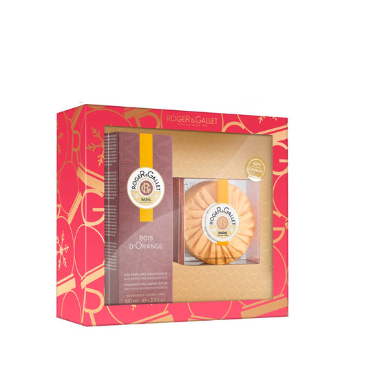 Roger & Gallet Bois d'Orange Gift Set: Eau Fraîche fragrance 100ml + Soap 100 gram
