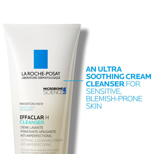 La Roche-posay Effaclar H Cleansing Cream For Oily Blemish-prone Skin 200ml