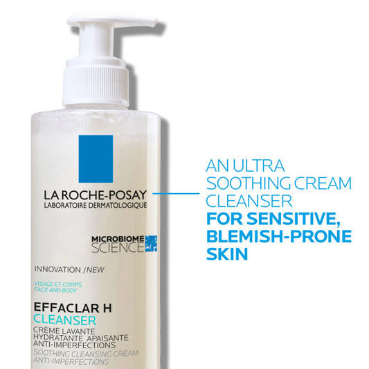 La Roche-Posay Effaclar H Cleansing Cream For Oily Blemish-Prone Skin 390ml