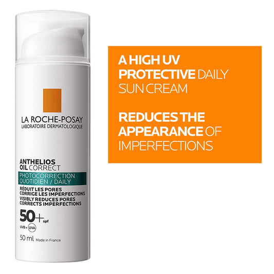 Anthelios Oil Correct Sun Cream Spf50 For Oily Skin 50ml