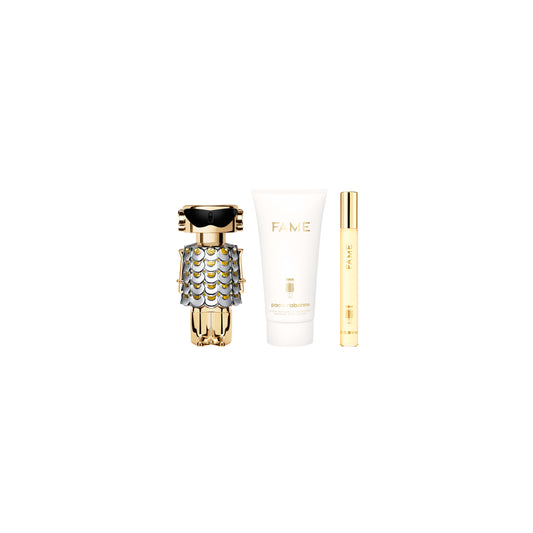 Paco Rabanne Fame 50ml EDP, 75ml Body Lotion & 10ml Travel Spray Gift Set 2024