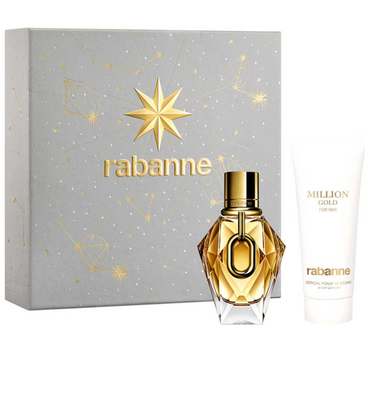 Rabanne Million Gold For Her Eau de Parfum 50ml Gift Set