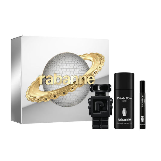 Rabanne Phantom 50ml Parfum, 150ml Deo Spray & 10ml Travel Spray Gift Set