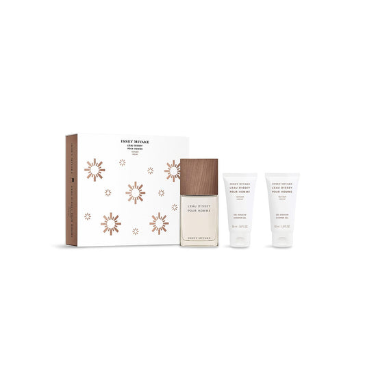 Issey Miyake L’Eau D’Issey Pour Homme Vetiver Gift Set 50ML EDT Intense & Two 50ml Shower Gel's