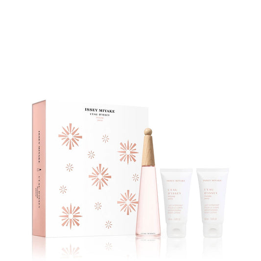 Issey Miyake 2023 L’Eau D’Issey Peony 50ml EDT Spray & Two 50ml Body Lotions