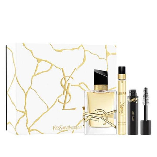 Yves Saint Laurent Libre Gift Set 50ml EDP Spray, 10ml EDP Travel Spray & 2ml Mascara Gift Set