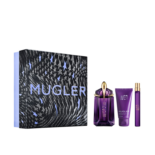 Mugler Alien 60ml EDP, 50ml Body Lotion & 10ml Travel Spray Gift Set