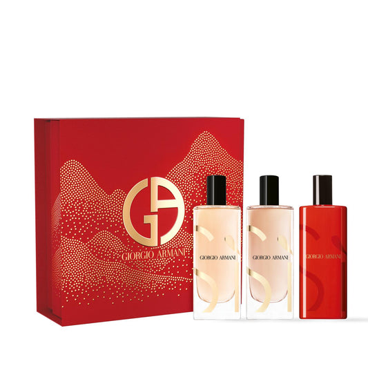 Giorgio Armani Si Trio 15ml EDP, 15ml EDP Intense & 15ml Si Passione Gift Set