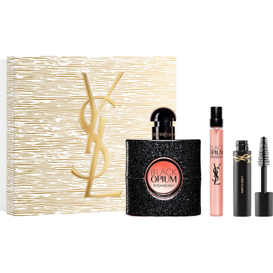 YSL Black Opium 50ml EDP, 10ml Travel Spray & Mini Mascara
