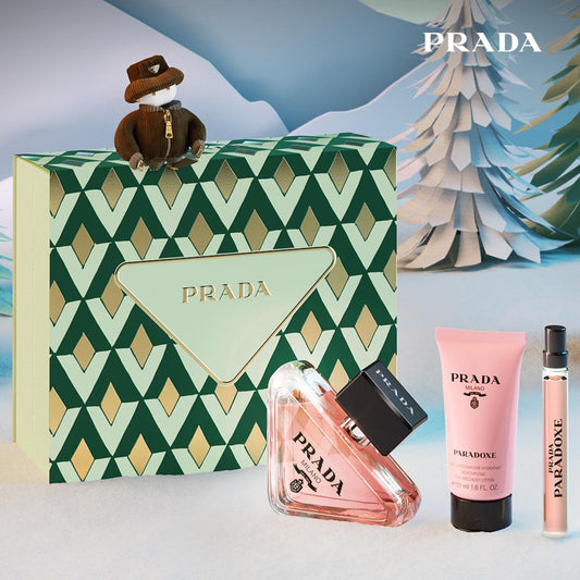 Prada Paradoxe 90ml EDP, 50ml Body Lotion & 10ml Travel Spray Gift Set