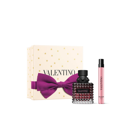 Valentino Born in Roma Donna Intense 50ml EDP & 10ml Travel Spray Gift Set