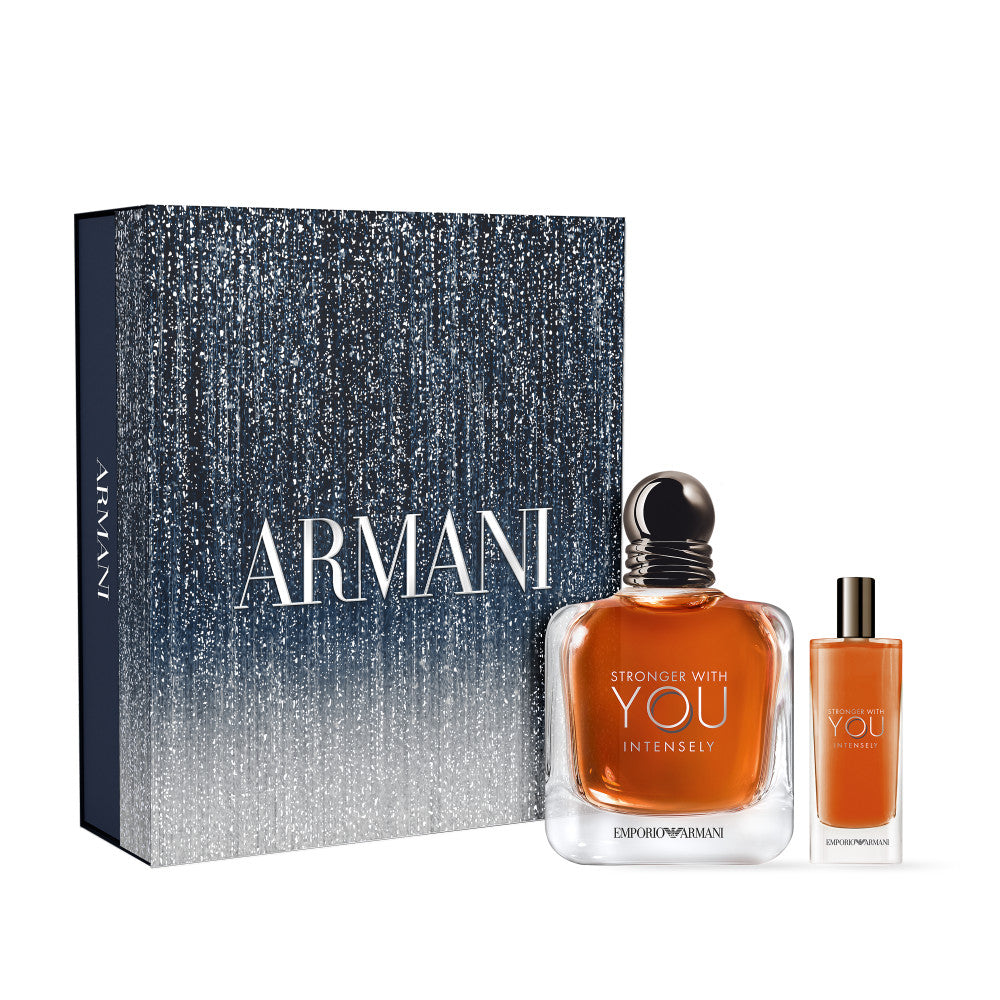 Emporio Armani Stronger With You Intensely 100ml EDP & 15ml Travel