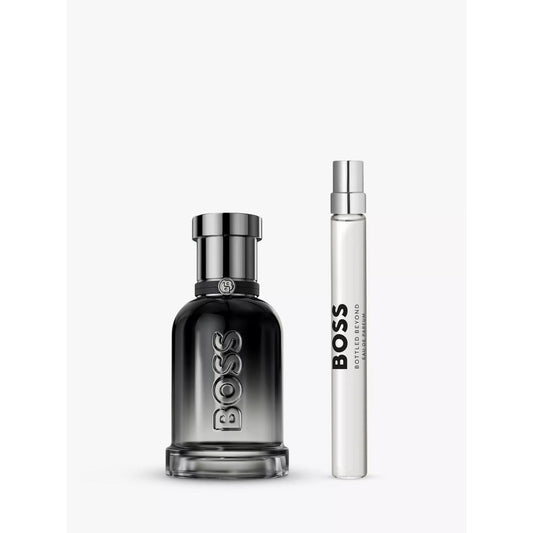 BOSS Bottled Beyond 50ml & 10ml Travel Spray Eau De Parfum For Men Duo Gift Set