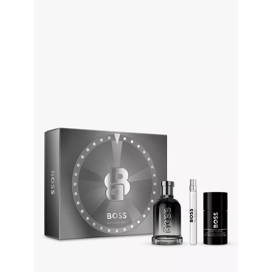 BOSS Bottled Beyond Eau De Parfum For Men Trio Gift Set (100ml EDP, 10ml Travel Spray & 75ml Deo Stick)