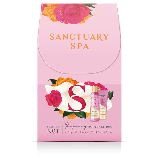 Sanctuary Spa Lily & Rose Pampering Bodycare Duo Gift Set