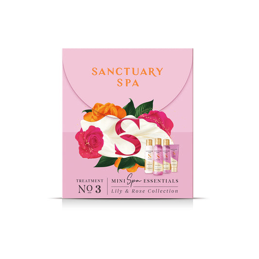 Sanctuary Spa Lily & Rose Mini Spa Essentials Gift Set