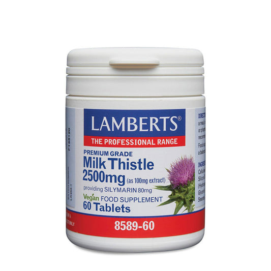 Lamberts Milk Thistle 2500mg 60 tabs