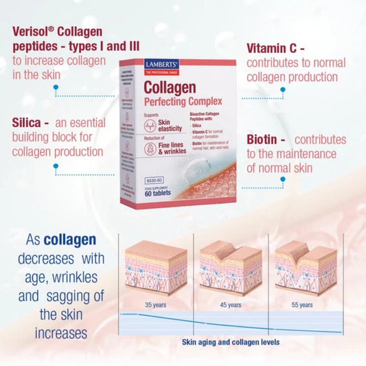 Lamberts Collagen Perfecting Complex - 60 Tablets