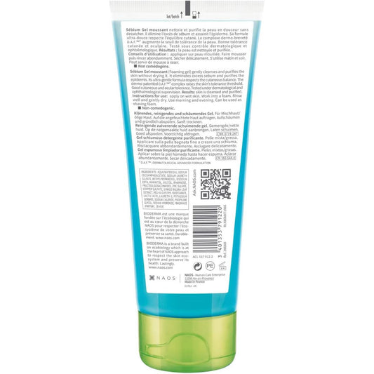Bioderma Sébium Purifying Cleansing Foaming Gel 100ml