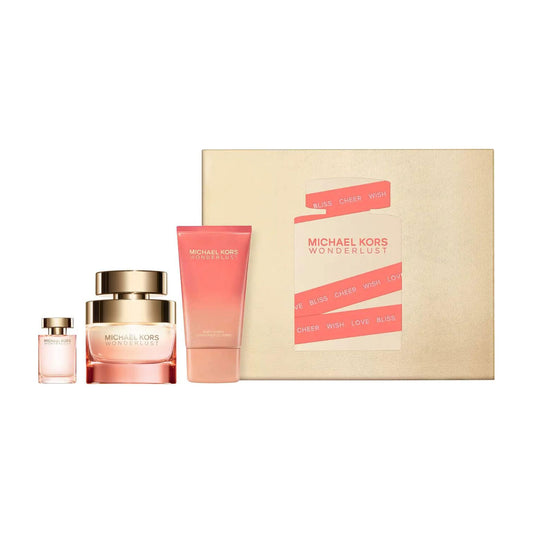 Michael Kors Wonderlust 50ml EDP, 75ml Body Lotion & 4ml EDP Gift Set
