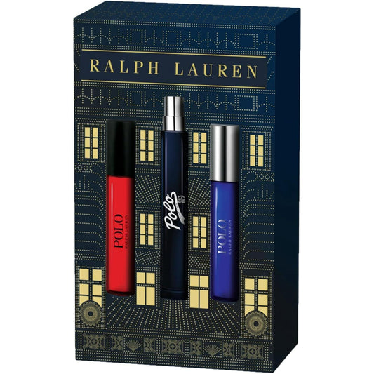 Ralph Lauren - World of Polo Discovery Fragrance Set - Polo Red, Polo Blue, & Polo 67- Eau de Toilette- 3-Piece Gift Set