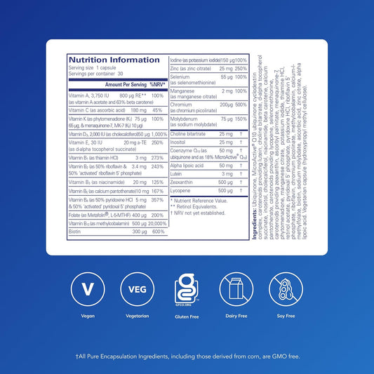 Pure Encapsulations O.N.E. Multivitamin 30 Capsules