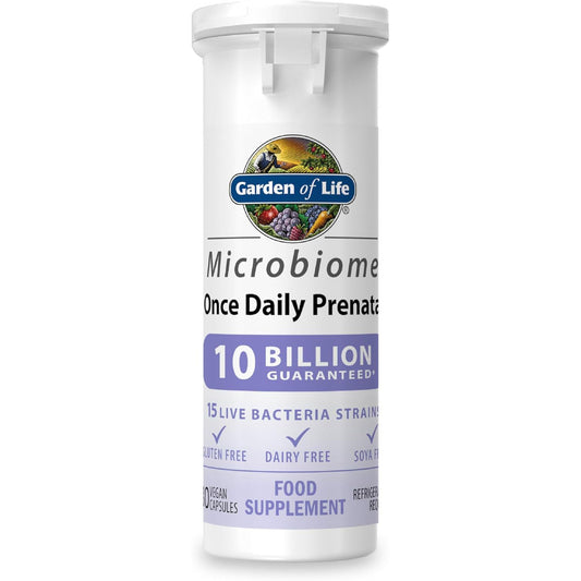 Garden of Life Microbiome Once Daily Prenatal 30 Capsules