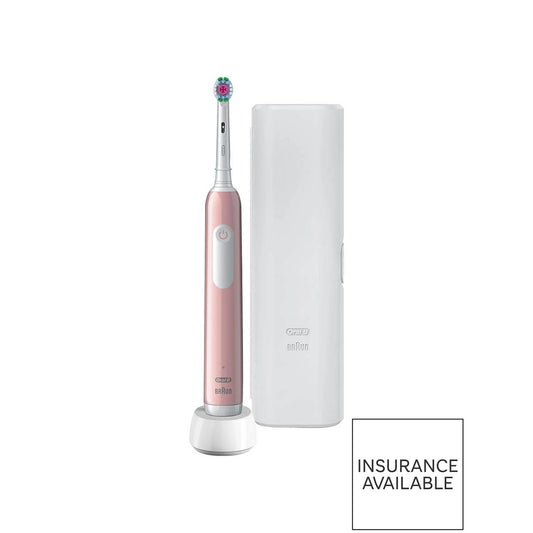 Oral-B Pro 1 3D White Pink (+Travel Case)