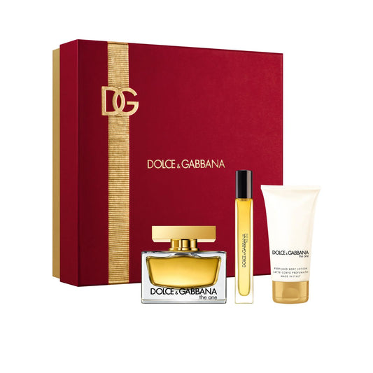 D&G The One 75ml EDP, 50ml Body Lotion & 10ml Travel Spray Gift Set Xmas 2024