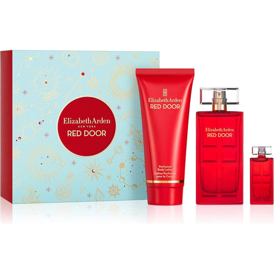 Elizabeth Arden Red Door 50ml EDT Gift Set, 50ml EDT + Body Lotion + Miniature Fragrance Bottle.