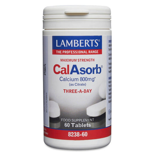 lamberts - 60 Tablets CalAsorb®- Calcium 800mg