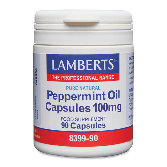 lamberts - 90 Capsules Peppermint Oil Capsules 100mg
