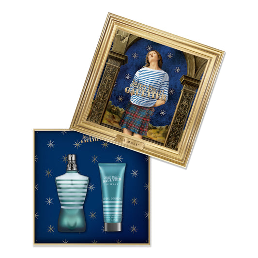 Jean Paul Gaultier Le Male 75ml EDT & 75ml Shower Gel Gift Set 2024