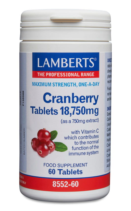 lamberts - 60 Tablets Cranberry Tablets 18