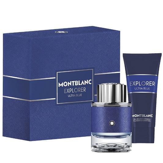 Mont Blanc Explorer Ultra Blue Gift Set 60ml EDP Spray & 100ml Shower Gel