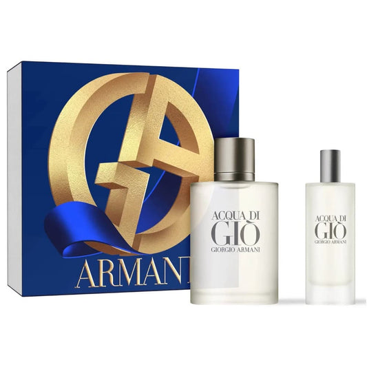 Armani Acqua Di Gio Gift Set 50ml EDT Spray & 15ml EDT Travel Spray