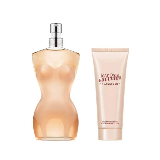 Jean Paul Gaultier 2023 Classique Gift Set 50ml EDT Spray & 75ml Body Lotion