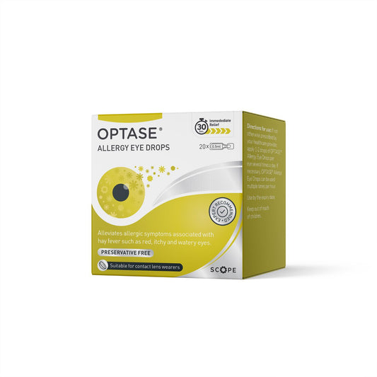Optase Allergy Preservative Free Eye Drops 20 x 0.5ml