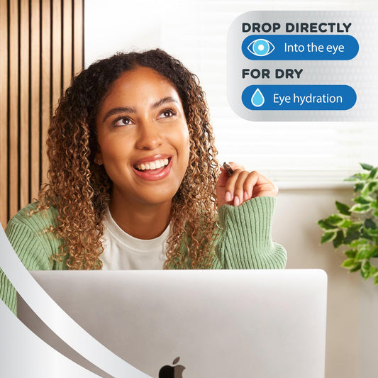 OPTASE® Comfort Drop - Eye Drops to Help Hydrate Irritated and Dry Eyes During Contact Lens Wear - Preservative Free - 20 x 0.4ml Drops