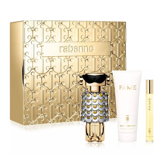 Rabanne Fame 50ml EDP, 75ml Body Lotion & 10ml Travel Spray Gift Set