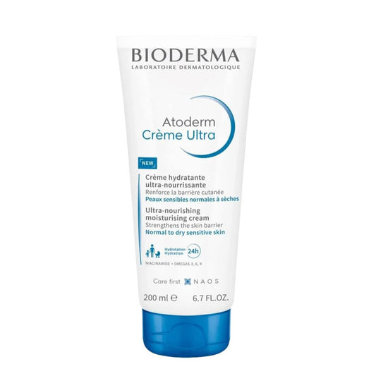 Bioderma Atoderm Cream Ultra - Gentle & Nourishing Face & Body Moisturiser 200ml